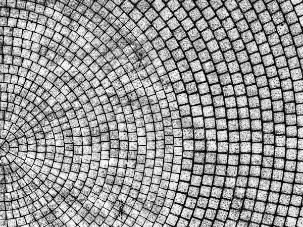 Patterned Asphalt Installation in Valparaiso