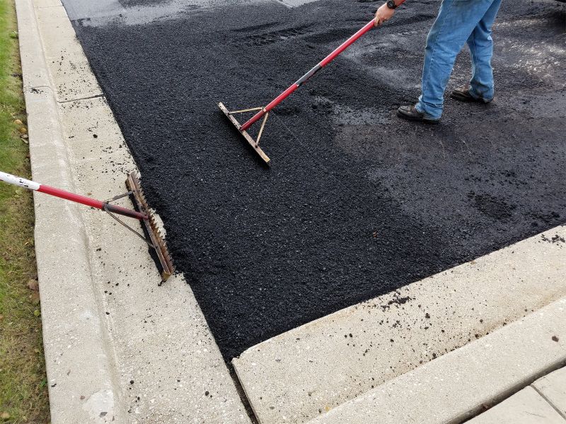 Asphalt Paving in Summer