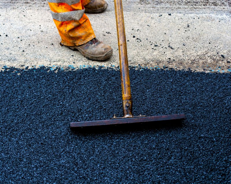 Imprinted Asphalt Installation