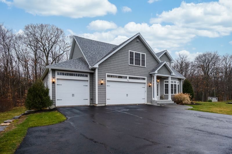 Residential Asphalt Driveway Close-up